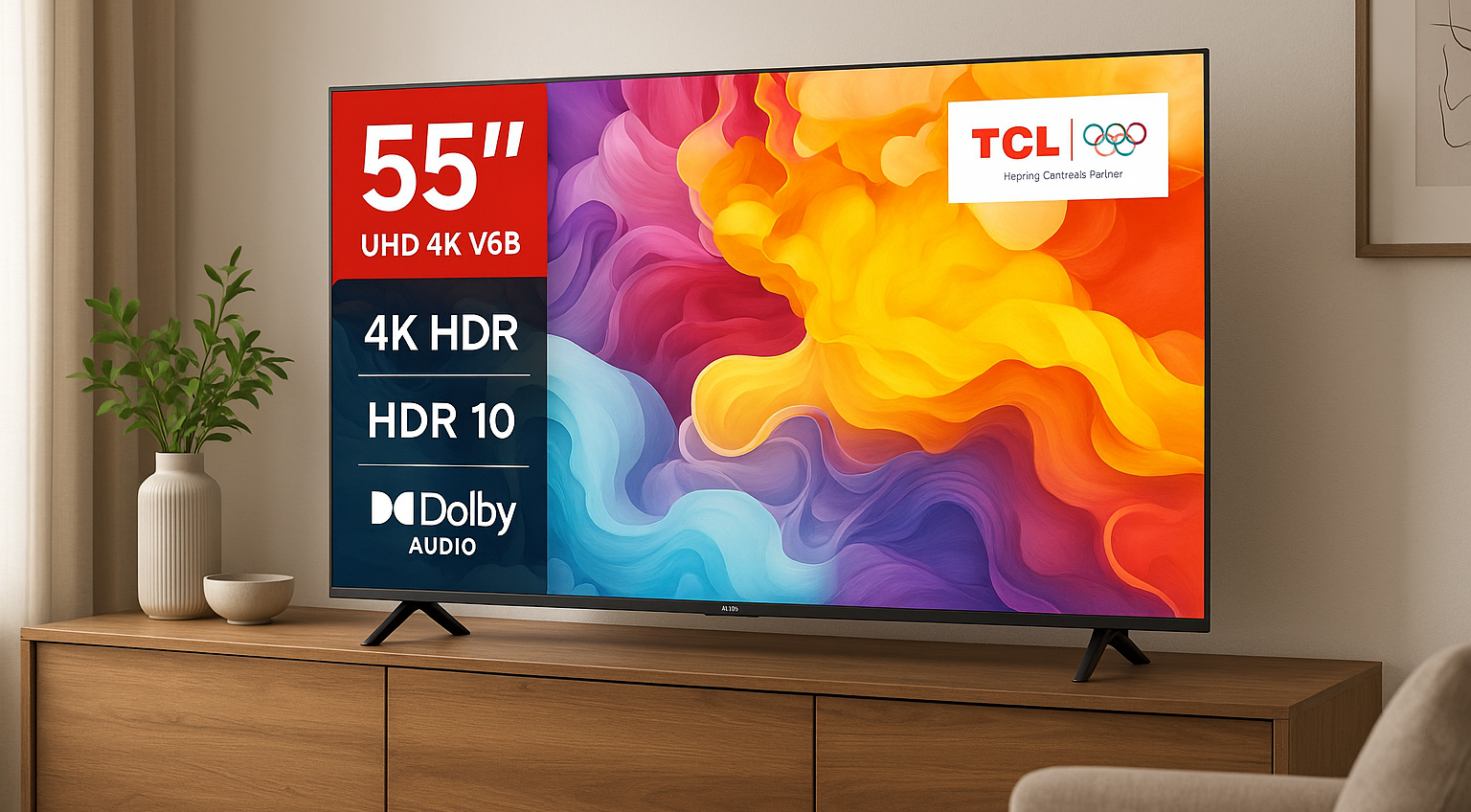 Vivi il cinema a casa tua con la smart TV di TCL da 55 Vivi il cinema a casa tua con la smart TV di TCL da 55