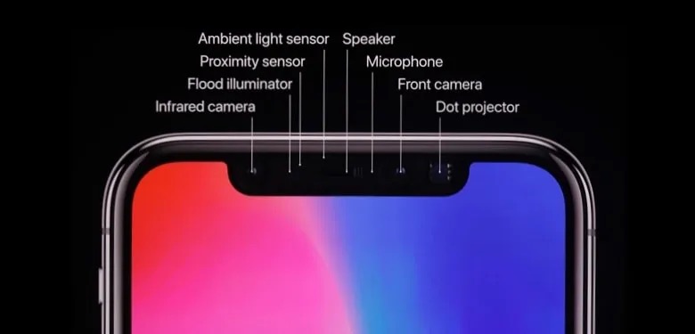 Sensori Face ID