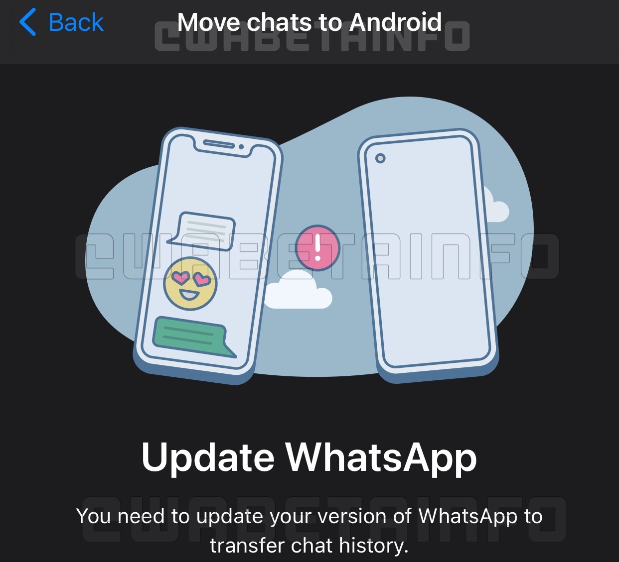 Trasferire Chat WhatsApp da iOS a Android