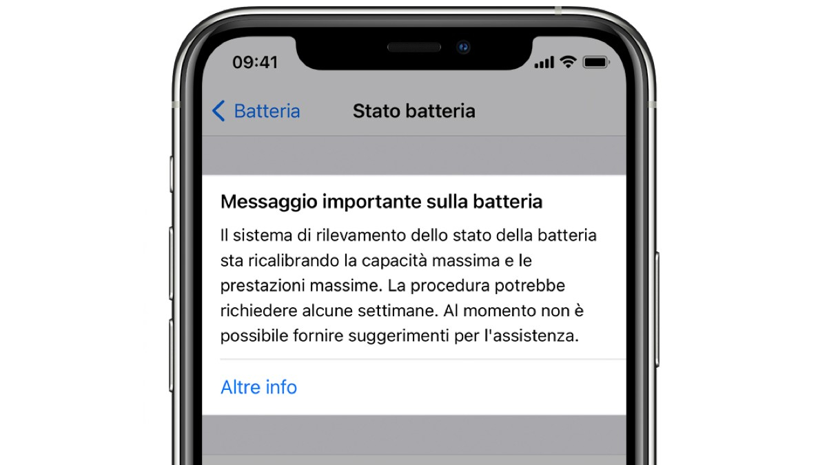 Ricalibrazione Batteria iOS 14.5