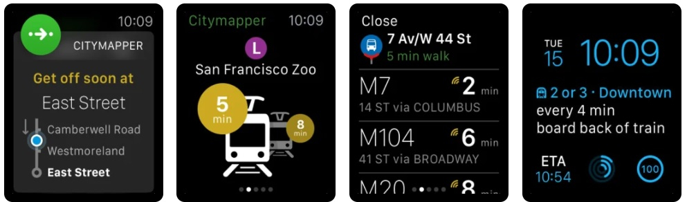 Citymapper Apple Watch