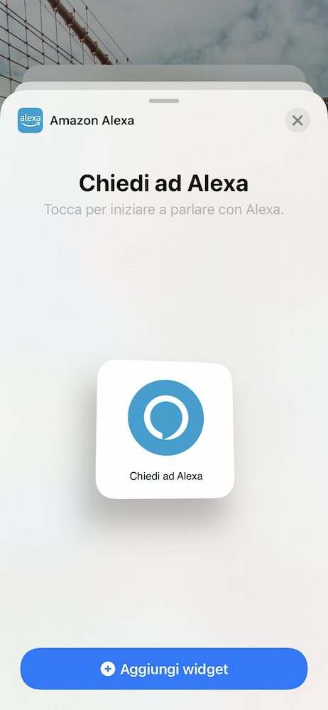 Amazon Alexa Widget