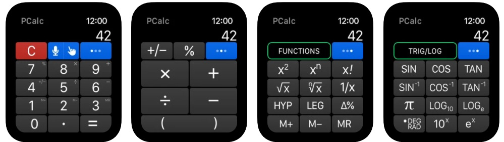 Pcalc Apple Watch