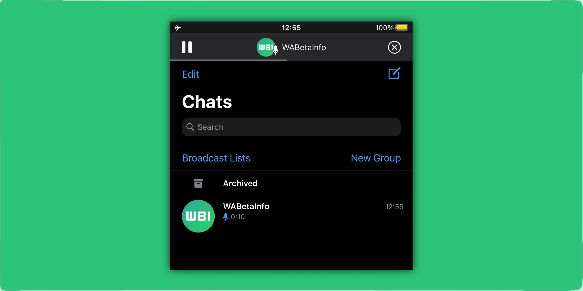 WhatsApp Messaggio Vocale