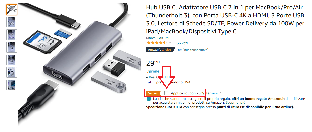 Hub USB C Coupon