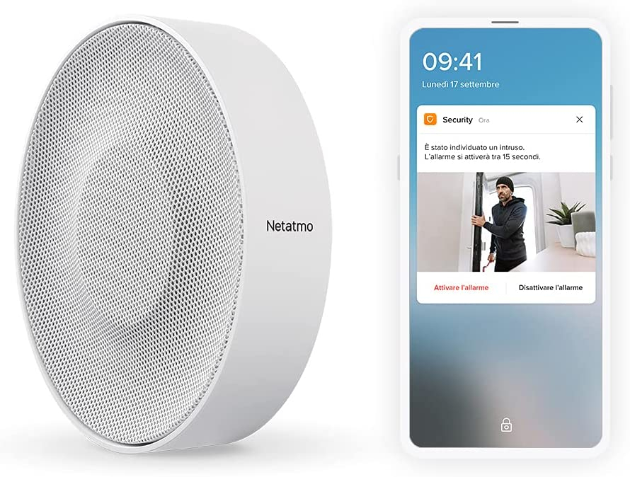 Netatmo NIS01-IT Sirena Interna Intelligente
