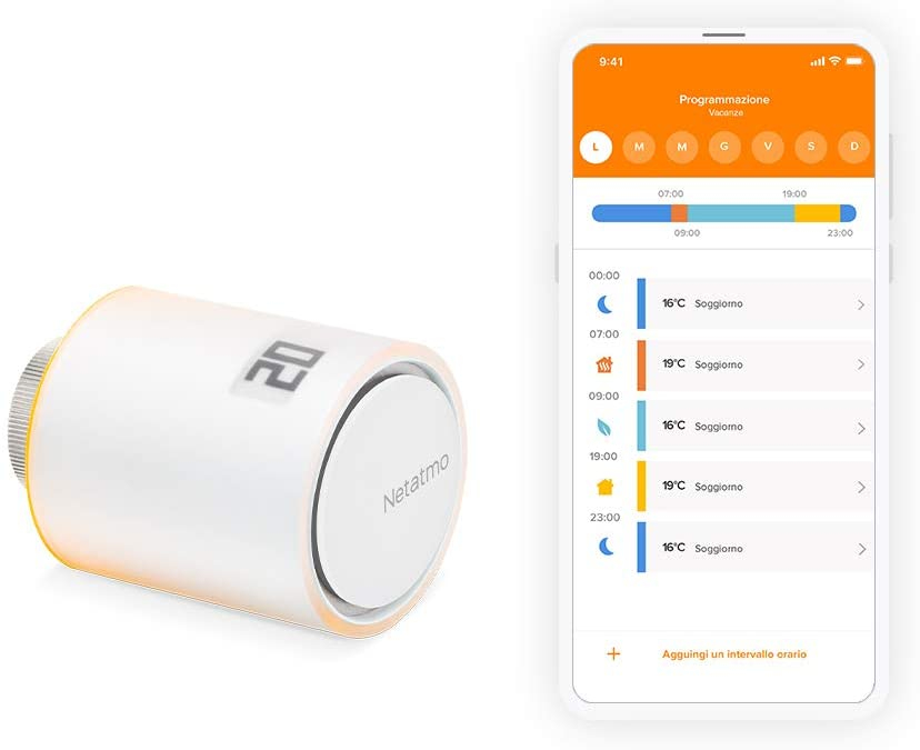 Netatmo Valvola Termostatica Wifi Intelligente