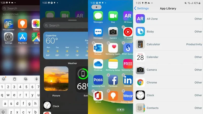 iOS 16 Launcher - Google Play Store