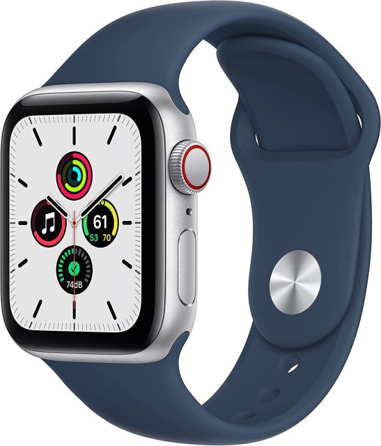 Apple Watch SE 2021 - Cinturino Sport Blu