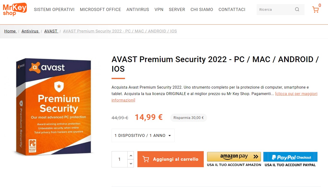 AVAST Premium Security 2022