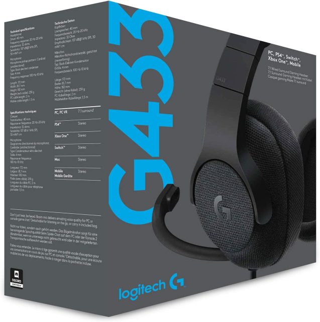 Cuffie Logitech G433