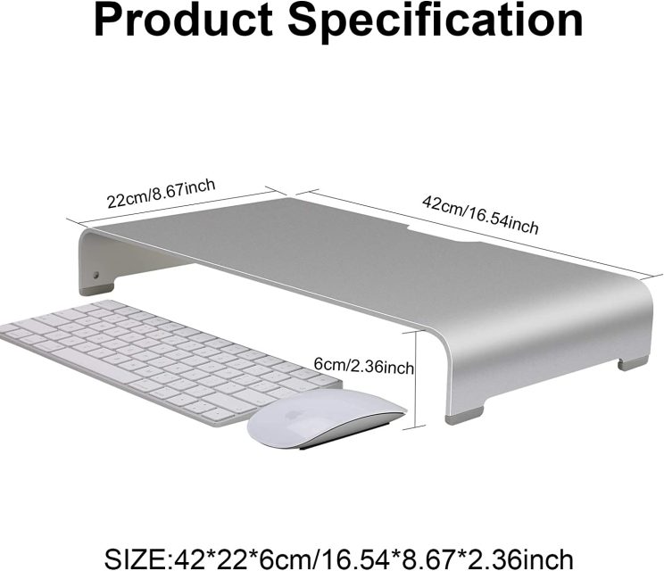 supporto alluminio iMac