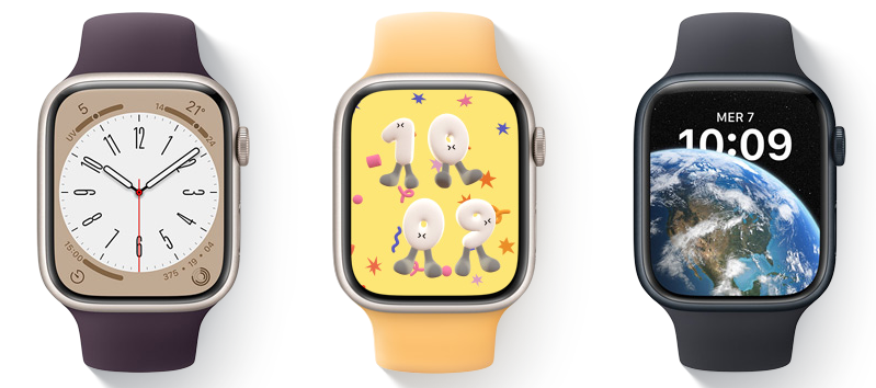 watchOS 9 - nuovi quadranti