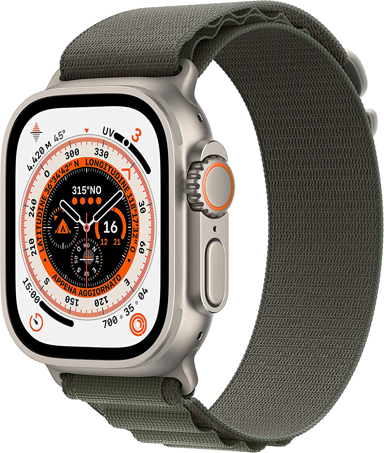 Apple Watch Ultra - Alpine Loop Verde - Amazon