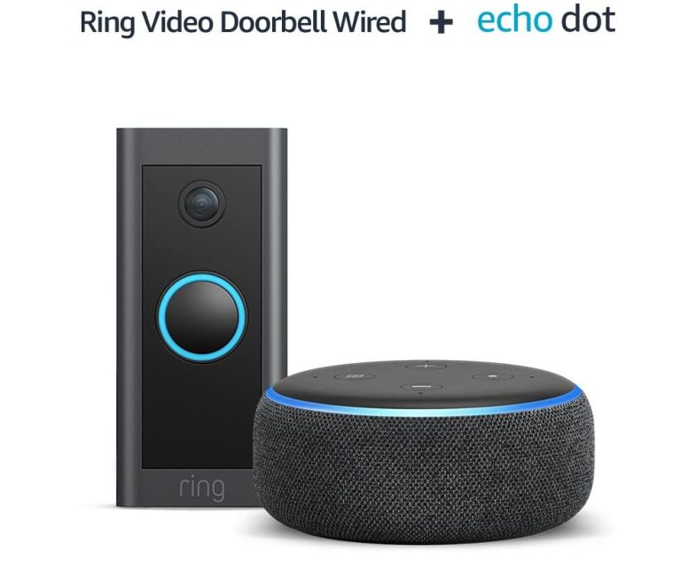 Bundle Amazon - Ring Video Doorbell e Echo Dot