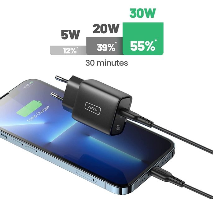 caricabatterie 30w