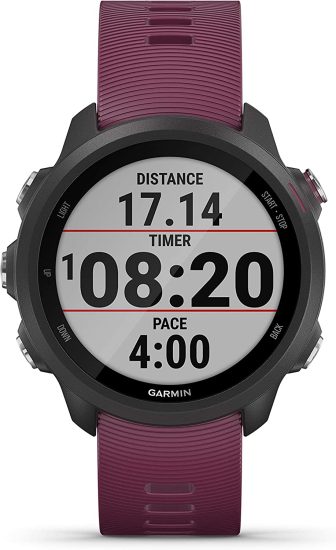 Garmin Forerunner 245 - Black-Merlot - 1