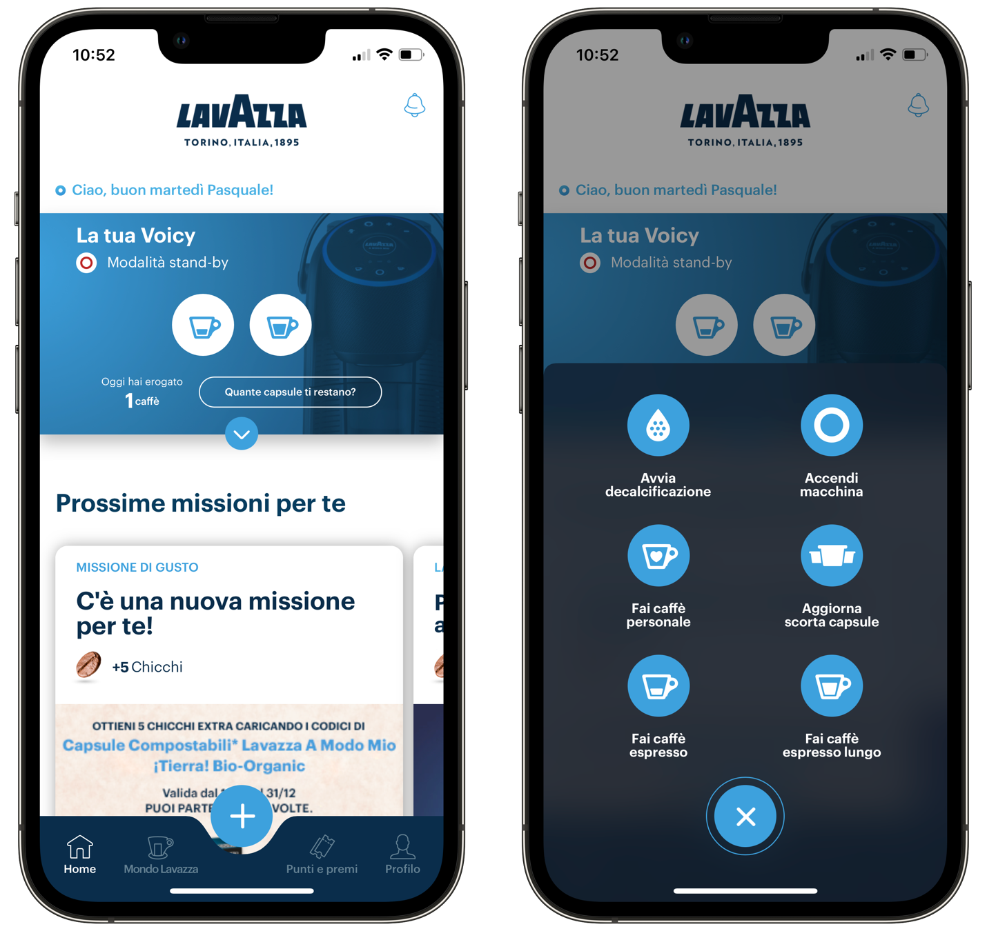 App Piacere Lavazza