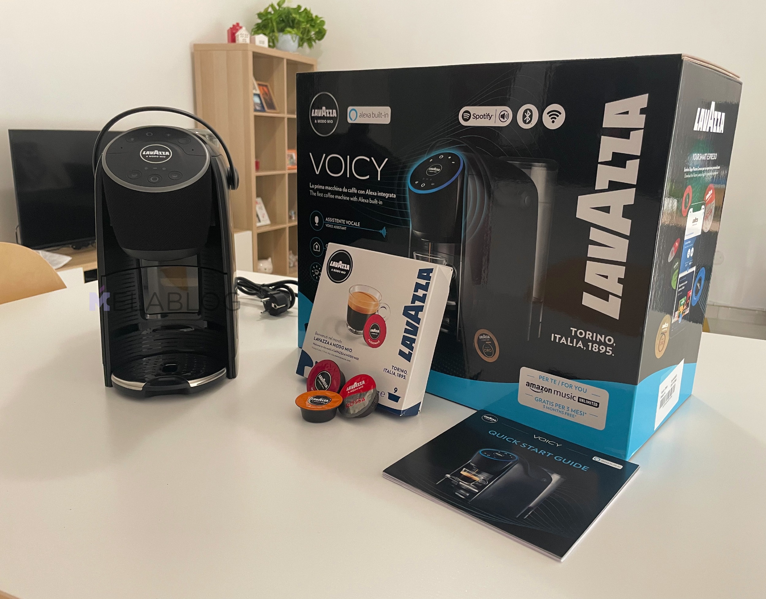 Lavazza A Modo Mio Voicy - Recensione Melablog - Dotazione