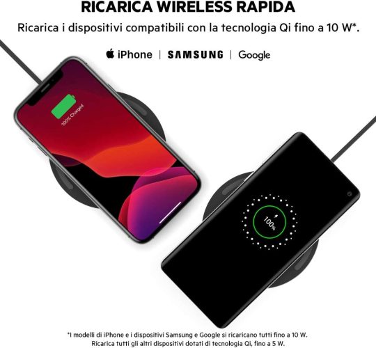 Tappetino di ricarica wireless Belkin BoostCharge