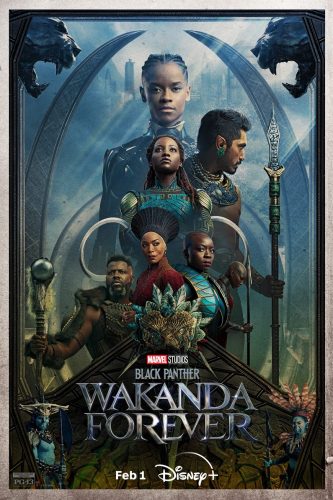 Black Panther Wakanda Forever - Locandina Disney Plus