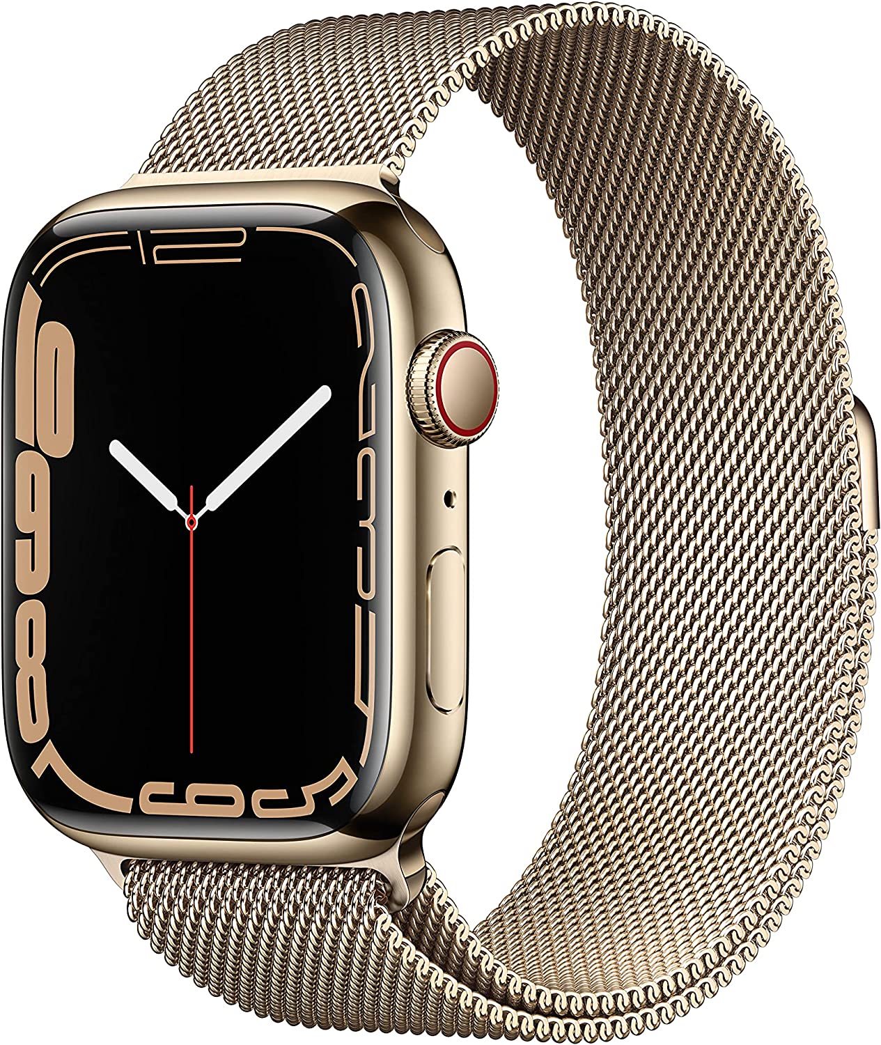 Apple Watch Series 7 - Loop in maglia milanese oro