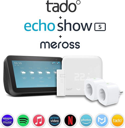 Echo Show, termostato tado e prese smart Meross - Amazon