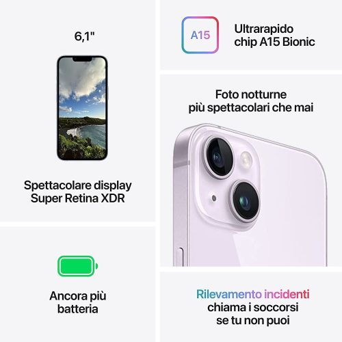 iPhone 14 - Viola - Panoramica - 2