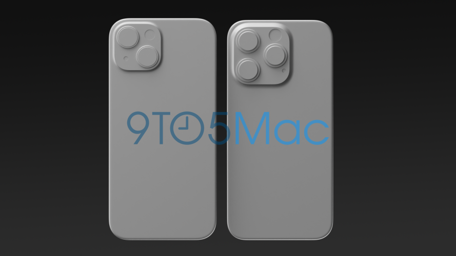 iPhone 15 e iPhone 15 Pro - Render CAD 3D