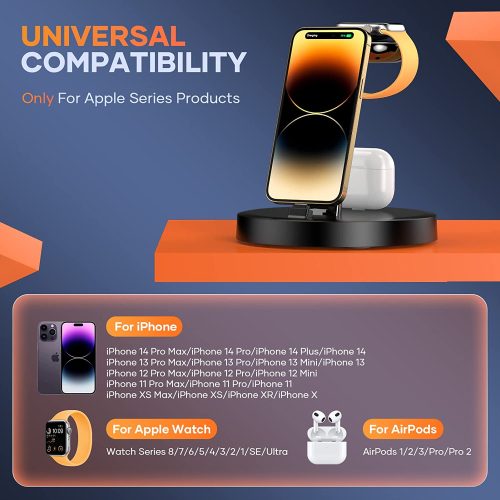 caricabatteri wireless 3-in-1 - ecosistema apple