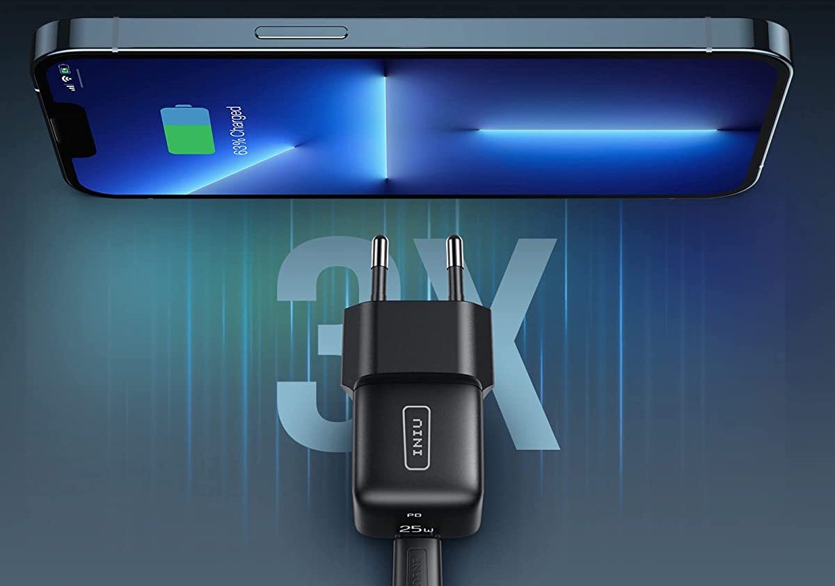 caricabatterie USB-C 25W Iniu