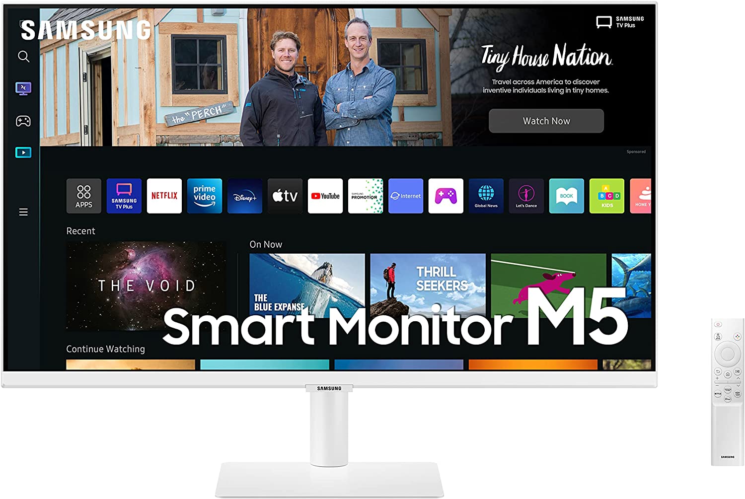 Samsung Smart Monitor M5 27 Pollici - Bianco