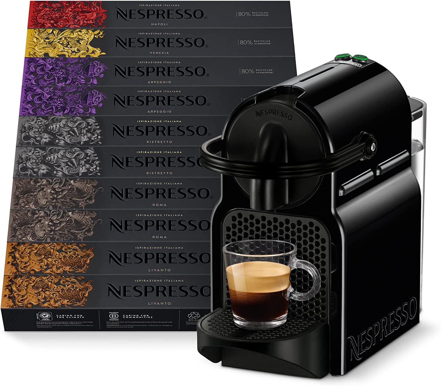 FOLLIA : macchina Nespresso con 100 capsule comprese a PREZZO  STRACCIATO - Melablog