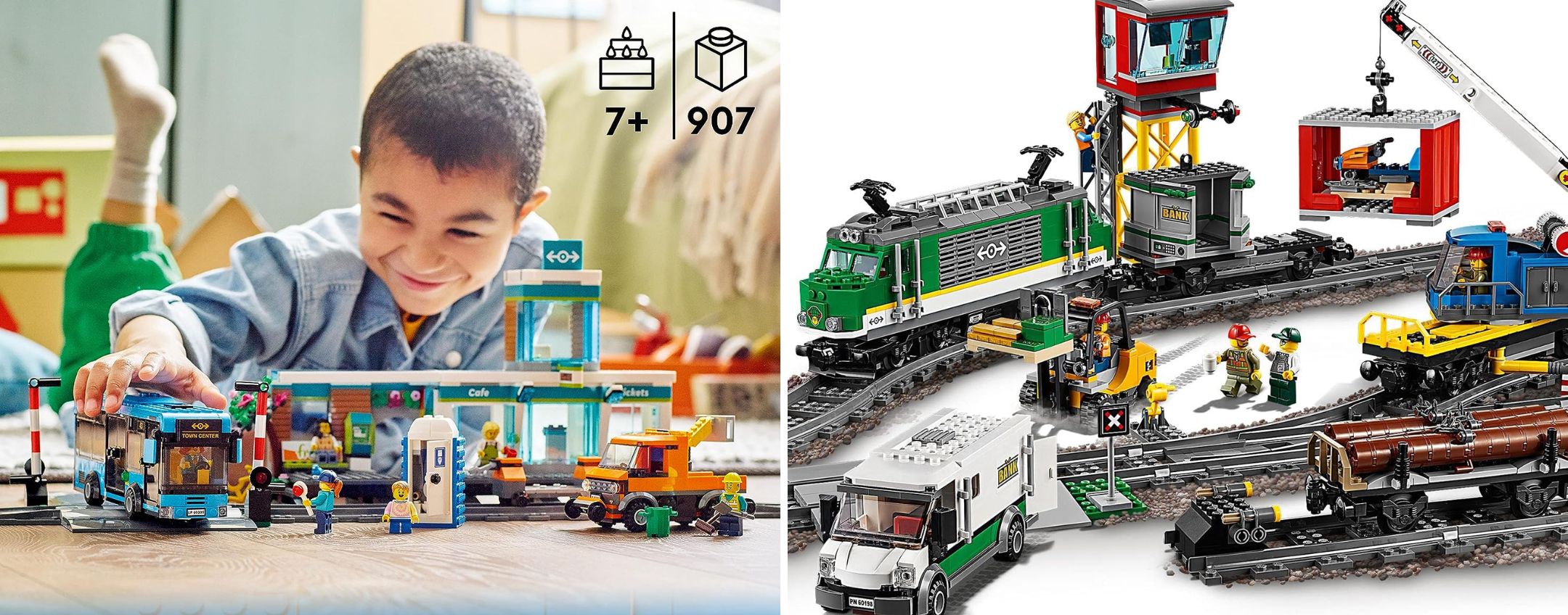 LEGO City Treno Merci in offerta TOP: risparmia 76€ su
