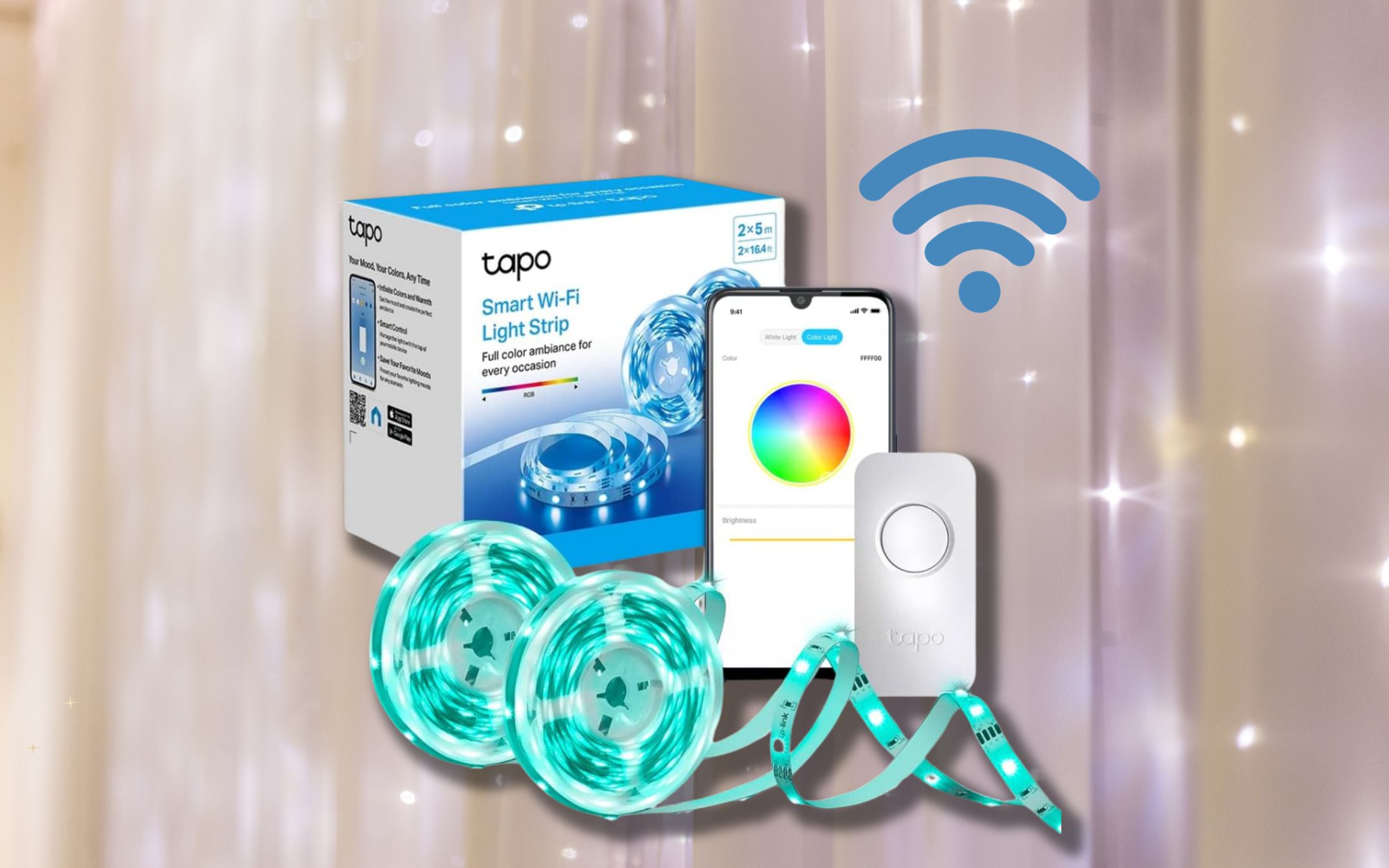 TP-Link Tapo L900 Smart Wi-Fi Striscia LED, Controllo Vocale Compatibile  con Alexa e Google Assistant, 2 Confezioni di Tapo L900-5 con 1  Alimentatore, Sync-to-Music, Accorciabile e Controllo dall'APP : :  Illuminazione