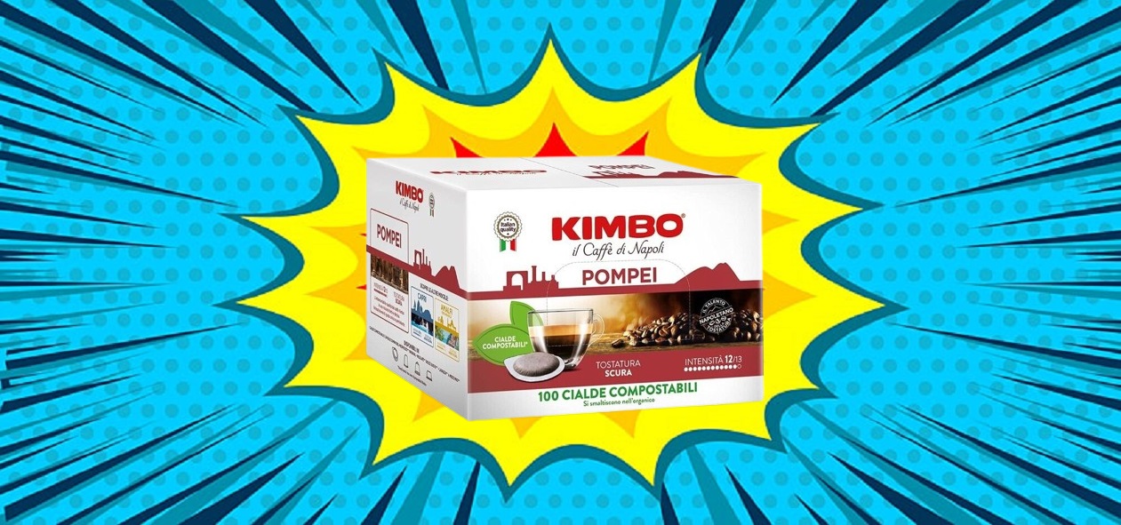 È ora di fare SCORTA di caffè: compra 300 cialde Kimbo a PREZZO
