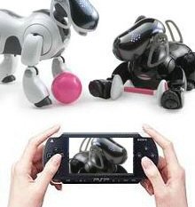 PSP e Aibo, amore a prima vista