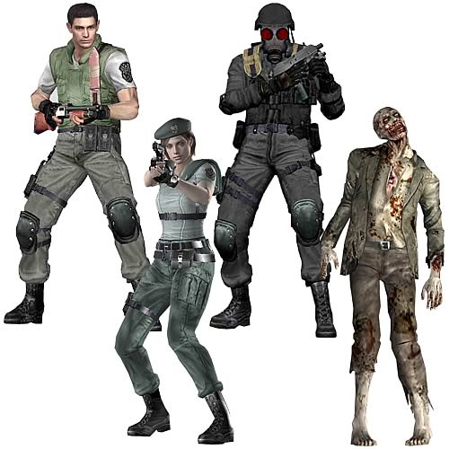 10 anni di Resident Evil - Le action figures