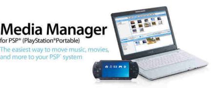 Il Media Manager di Sony per PSP