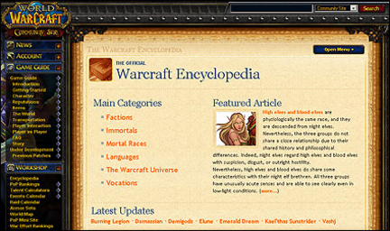L'enciclopedia di World of Warcraft