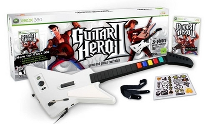 Il bundle di Guitar Hero per Xbox 360