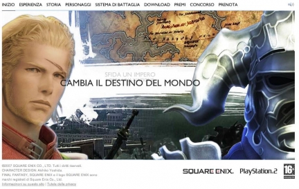 Aperto il sito europeo di Final Fantasy XII