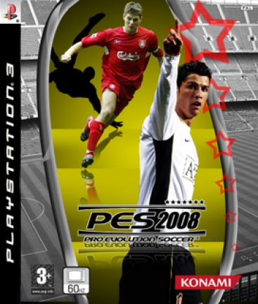 La copertina di Pro Evolution Soccer 2008