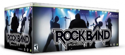 La confezione di Rock Band