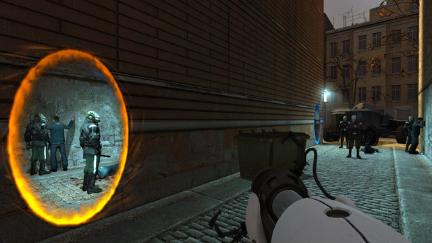 Usare i portali in Half Life 2!
