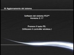 Firmware 2.17 disponibile per PS3