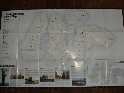 GTA IV: fotografata la mappa di Liberty City