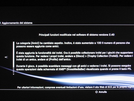 PlayStation 3: disponibile il firmware 2.41