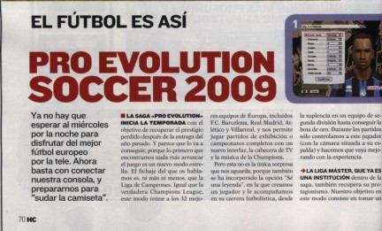 Pro Evolution Soccer 2009: la prima recensione lo vota 92/100