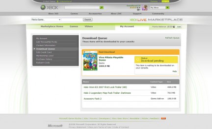 Xbox Live Experience: il marketplace su PC